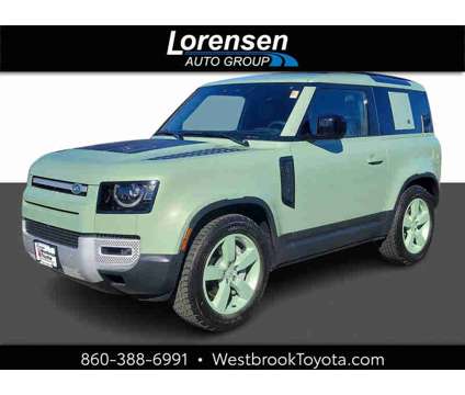 2023UsedLand RoverUsedDefenderUsed90 AWD is a Green 2023 Land Rover Defender Car for Sale in Westbrook CT