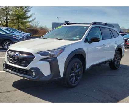 2023 Subaru Outback Onyx Edition is a White 2023 Subaru Outback 2.5i Car for Sale in Sellersville PA