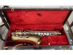 Vintage Very Rare Dileo Tenor Saxophone w/ Extras Hard Carrying Case Refurbished