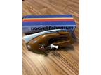2 New In Box Never Used 1972 Vintage Pocket Fisherman With Carrying Case