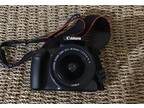 Canon EOS Rebel T3 digital camera w/ 18-55mm lens / Parts /Not Working