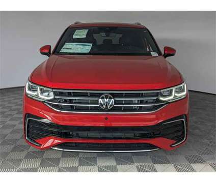 2024 Volkswagen Tiguan 2.0T SEL R-Line is a Red 2024 Volkswagen Tiguan 2.0T SEL SUV in West Palm Beach FL