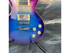 6 tring Standard Electric Guitar Mahogany body guitar Gradient Blue hai