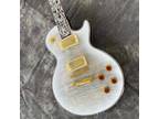 New Custom White Electric Guitar With High Quality Solid Mahogany Gold Hardware