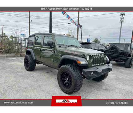 2021 Jeep Wrangler Unlimited for sale is a Green 2021 Jeep Wrangler Unlimited Car for Sale in San Antonio TX