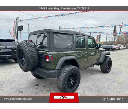 2021 Jeep Wrangler Unlimited for sale is a Green 2021 Jeep Wrangler Unlimited Car for Sale in San Antonio TX