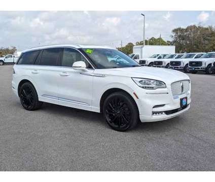 2021 Lincoln Aviator Reserve is a White 2021 Lincoln Aviator Car for Sale in Sarasota FL