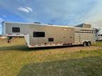 2024 Exiss 8033 Stock Combo Trailer W/ Bunks & Hay Pod