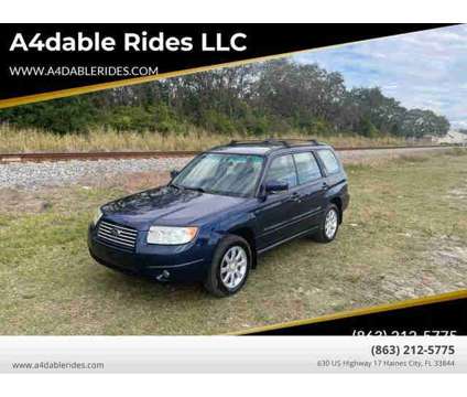 2006 Subaru Forester for sale is a Blue 2006 Subaru Forester 2.5i Car for Sale in Haines City FL