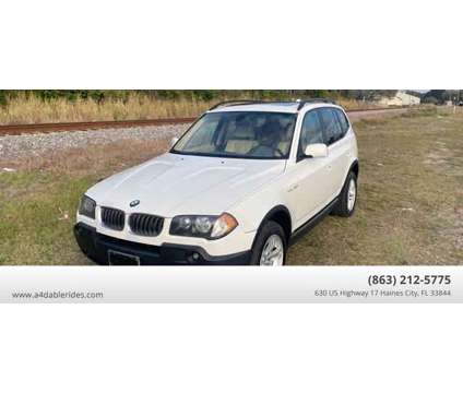 2004 BMW X3 for sale is a White 2004 BMW X3 3.0si Car for Sale in Haines City FL