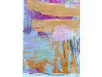 Colorful Bold OOAK original painting Contemporary Abstract Art Canvas by KatC