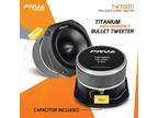 2x PRV Audio TW700Ti Bullet 4” Pro Audio Super Tweeters 8 Ohms Titanium 480W