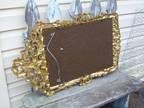 Hollywood Regency Gold Ornate Mirror 19" X 31" Burwood 4001
