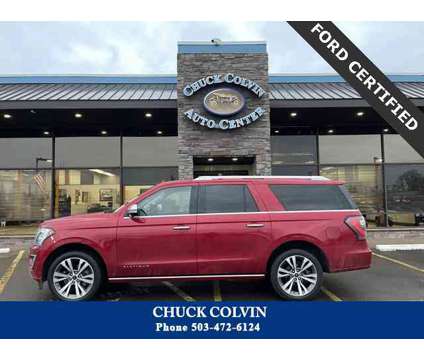 2021 Ford Expedition Max Platinum is a Red 2021 Ford Expedition Car for Sale in Mcminnville OR