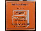 SPECIAL REISSUE Hot Piano Classics" Nothin' "stride piano roll with RED HOT arr.