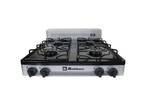 4-Burner Gas Stove, Silver