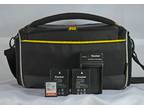 NIKON D5100 DSLR 16MP 18-55 VR lens 2 Batts Charger 16GB SD Card Case FREE SHIP!