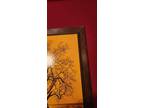 The Tree of Life by Artist Margaret "Gare" Barks Art Work Mounted on Board BW