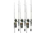 (Lot of 3) Lews American Hero Camo 200 6' Med 2pc Spinning Combo Ahc2060m-2