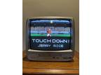 Magnavox 13” SDTV CRT CD130MW8 TV DVD Combo Retro Gaming Front A/V With Remote