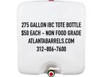 $50 Water Tank "Atlanta Georgia" Ibc Tote Plastic 275 Gallon Poly Drum Barrel