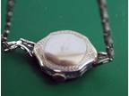 Gorgeous TIFFANY & Co Vintage 1920s Ladies Platinum Diamond Sapphire Watch