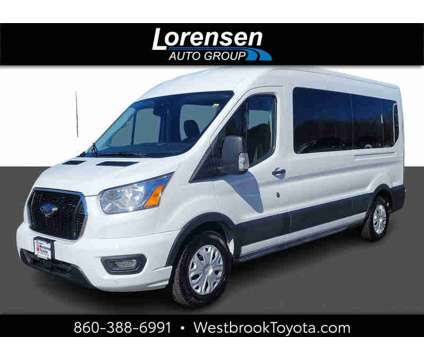 2021UsedFordUsedTransit PassengerUsedT-350 148 Med Roof RWD is a White 2021 Ford Transit Car for Sale in Westbrook CT