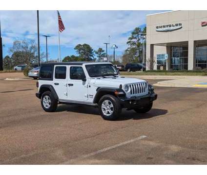 2021 Jeep Wrangler Unlimited Sport S is a White 2021 Jeep Wrangler Unlimited Car for Sale in Mccomb MS