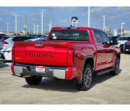 2024 Toyota Tundra Hybrid Limited is a Red 2024 Toyota Tundra Limited Hybrid in Katy TX