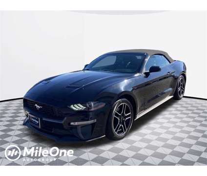 2020 Ford Mustang EcoBoost Premium is a Black 2020 Ford Mustang EcoBoost Premium Convertible in Parkville MD