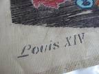 French Provincial Tapestry Needlepoint Chair Set Louis XIV France Antique