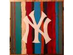Therese Han Art: Original Acrylic Painting 36x36 on canvas - P10 "NY Yankees I"
