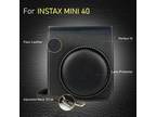 Fujifilm Instax Mini 40 Instant Camera, Mini Film 20 Sheets, Vinatge black Case
