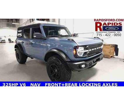 2023 Ford Bronco Wildtrak is a Blue, Grey 2023 Ford Bronco SUV in Wisconsin Rapids WI