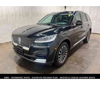 2021 Lincoln Aviator Reserve PANORAMIC VISTA is a Black 2021 Lincoln Aviator SUV in Saint Charles IL