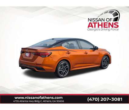 2024 Nissan Sentra SR is a Black, Orange 2024 Nissan Sentra SR Sedan in Athens GA