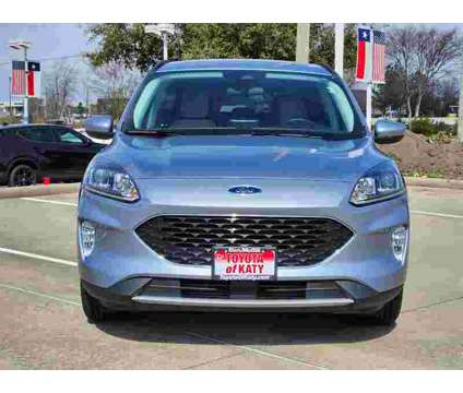 2022 Ford Escape SEL is a Blue, Silver 2022 Ford Escape SEL SUV in Katy TX