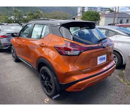 2024 Nissan Kicks SR is a Black, Orange 2024 Nissan Kicks SR SUV in Kaneohe HI