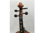 Brown Black 4 Strings Musical Instrument Right Handed Acoustic Violin W/ Case