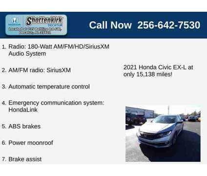 2021UsedHondaUsedCivicUsedCVT is a Silver 2021 Honda Civic Car for Sale in Decatur AL