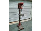 Vtg Amrox 12 Speed Rolling Drill Press Heavy Duty