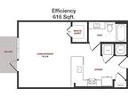 1 Floor Plan Efficiency - Alexan Braker Pointe, Austin, TX