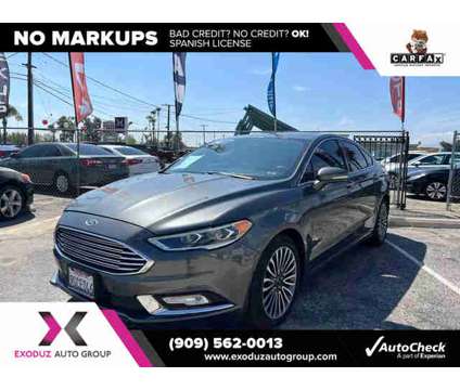 2017 Ford Fusion for sale is a Grey 2017 Ford Fusion Car for Sale in Rialto CA