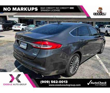 2017 Ford Fusion for sale is a Grey 2017 Ford Fusion Car for Sale in Rialto CA
