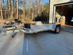 16 ft aluminum car trailer used trailers