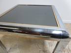 vintage mid century paul evans brass chrome parsons lamp end table B