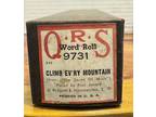 QRS Player Piano Word Roll #9731 Climb Ev’ry Mountain From The Sound Of Music