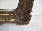 Timeless Industries Heavily Carved Rococo Gold Hanging Wall Mirror