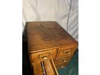 Vintage OAK Library Bureau 6 Drawer Apothecary Cabinet Library Card/ File Yawnan