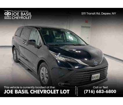 2021 Toyota Sienna XLE 7 Passenger is a Black 2021 Toyota Sienna XLE Car for Sale in Depew NY